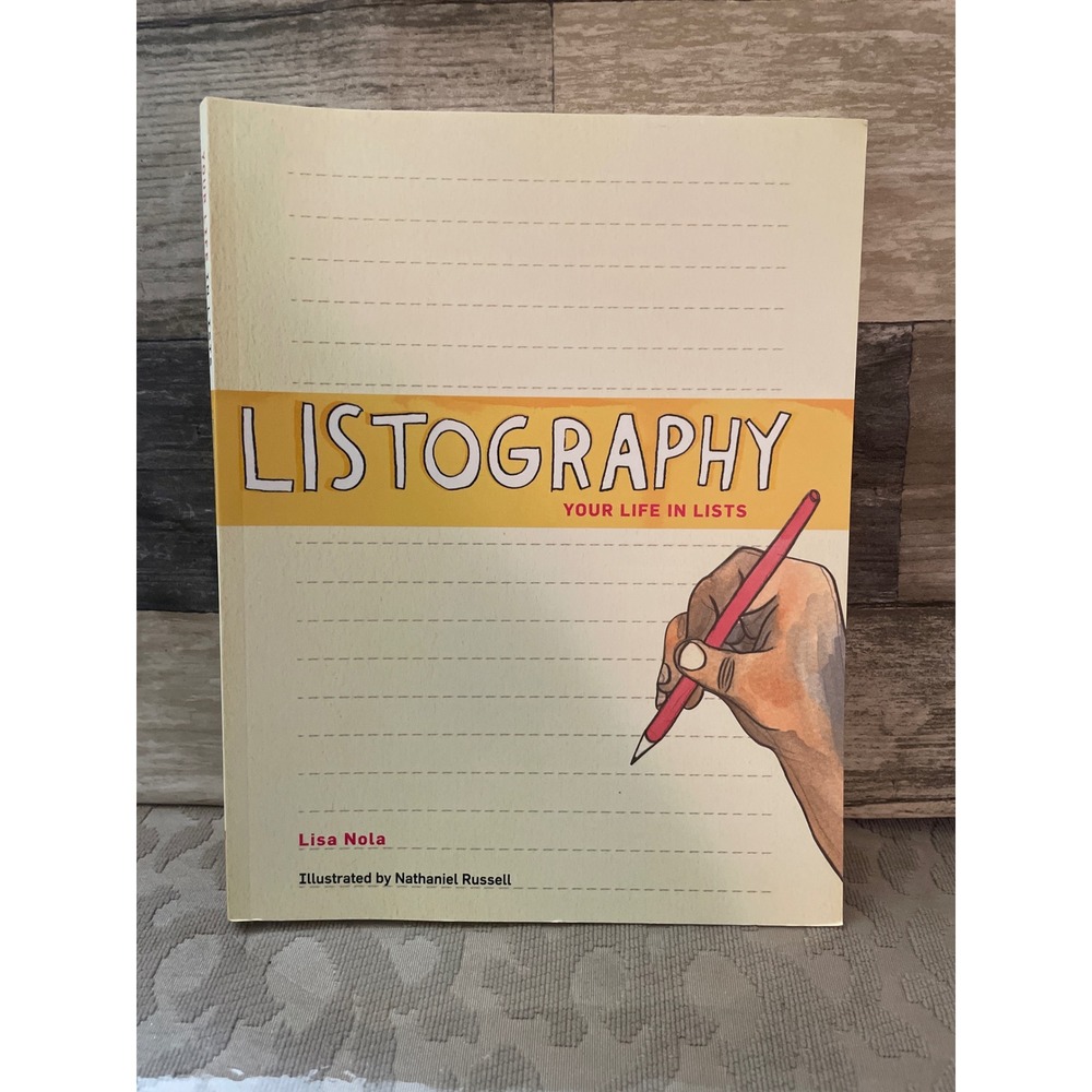 Listography Your Life in Lists Guided Journal Lisa Nola Nathaniel Russell Book